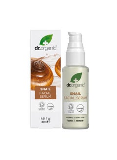 dr.organic Snail Gel Facial Serum | Hydrates and Restores Skin, Reduces Fine Lines, Natural, Certified Organic, Paraben & SLS-Free, 30 mL / 1 fl oz  - Image 1
