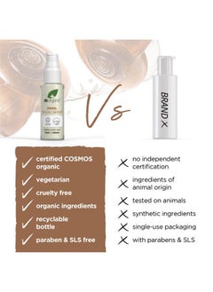 dr.organic Snail Gel Facial Serum | Hydrates and Restores Skin, Reduces Fine Lines, Natural, Certified Organic, Paraben & SLS-Free, 30 mL / 1 fl oz  - Image 3