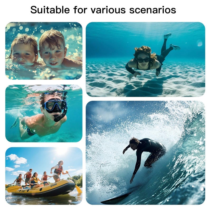 Criyar 1/2 Pack Waterproof Phone Pouch Compatible with iPhone 17/16/15/14/13/12 Pro Max & Galaxy S24+/S23 7in Waterproof Phone Case,IPX8 Beach Travel Must Haves,Beach Essential Dry Bag, Black, 1 Pack - Image 5