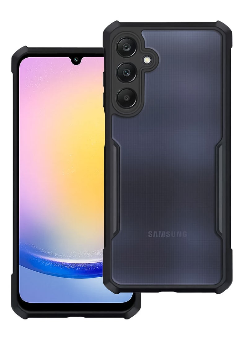 for Samsung Galaxy A25 5G Case, Camera Lens Protection Back Cover, TPU+PC Shockproof Bumper Mobile Phone Case, Anti-Yellowing Slim Fit Protective Casing - Image 1