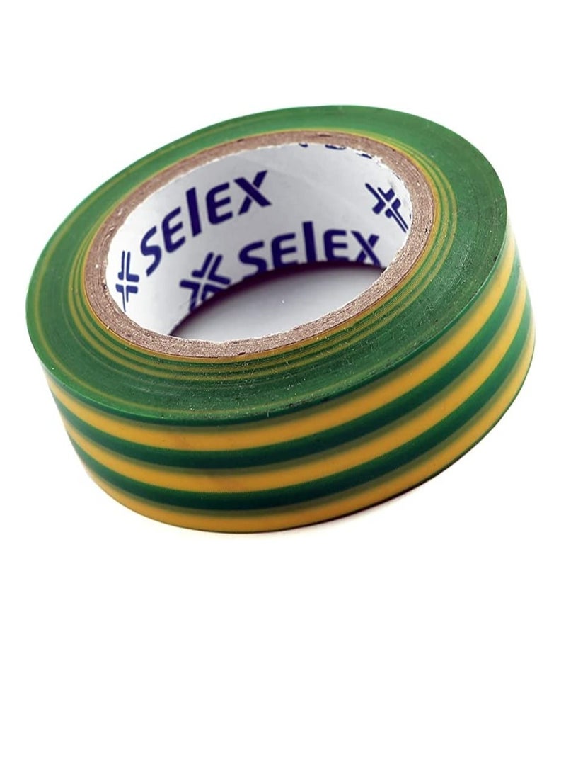Selex PVC INSULATION TAPE SIT-1900 SELEX -YELLOW GREEN (PACK OF 20) - Image 1