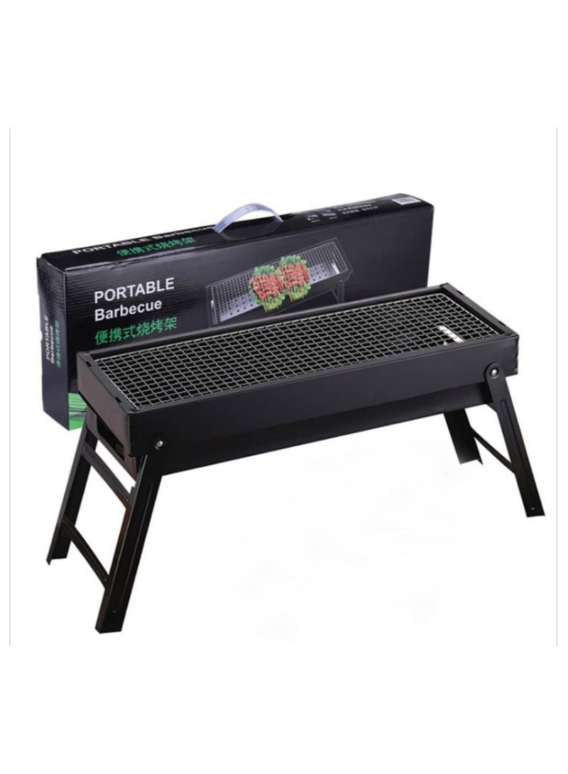 Gulf Trend Portable Barbecue Grill, Charcoal Grill, Foldable Outdoor/Household/Camping BBQ Equipment, Stainless Steel Oven - Image 1