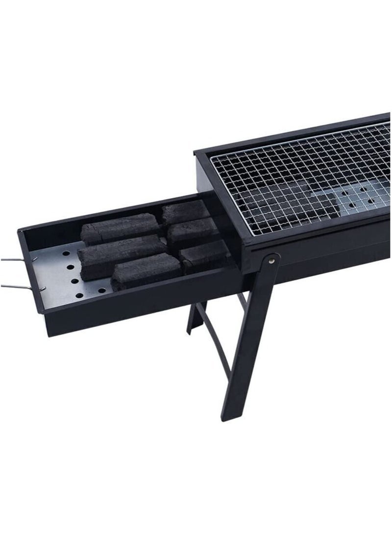Gulf Trend Portable Barbecue Grill, Charcoal Grill, Foldable Outdoor/Household/Camping BBQ Equipment, Stainless Steel Oven - Image 3