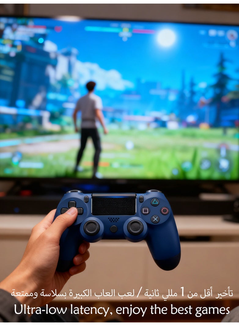 JOYFOCUS Game Controller Joysticks For PS4 Controller PC Computer Steam Wireless Bluetooth Mobile Phone Controller Blue - Image 2