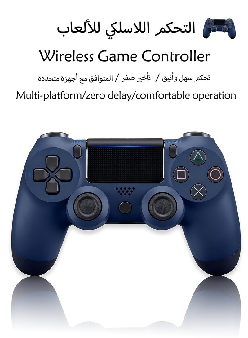 JOYFOCUS Game Controller Joysticks For PS4 Controller PC Computer Steam Wireless Bluetooth Mobile Phone Controller Blue - Image 1