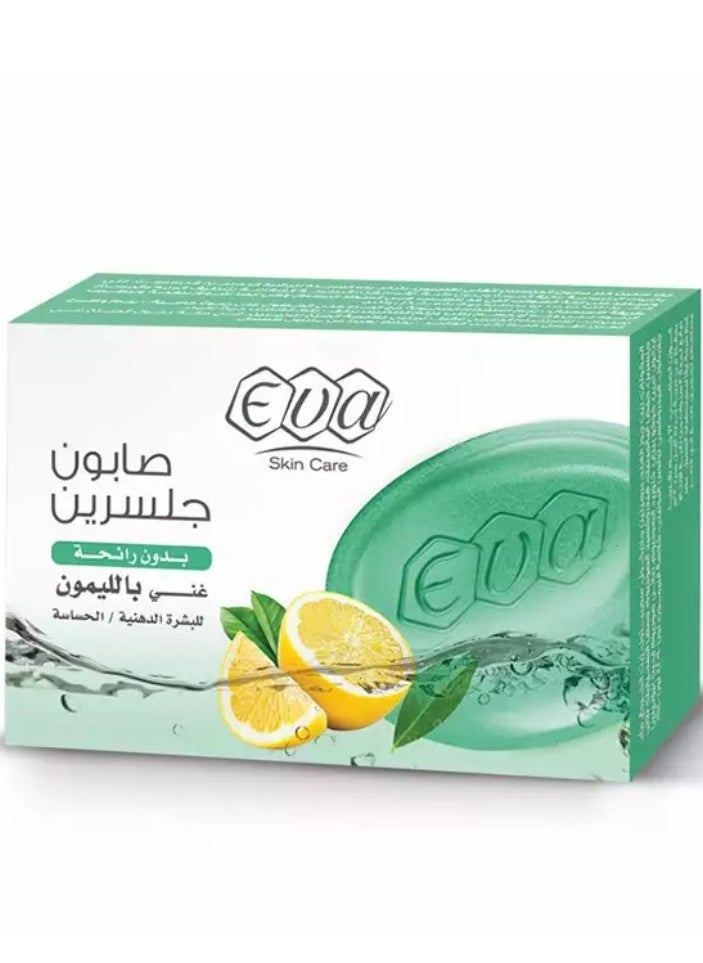Eva - Glycerin Soap Enriched With Lemon For Oily Sensitive Skin 120 g - Image 1