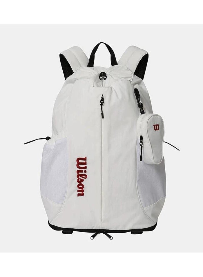 ويلسون حقيبة الظهر ويلسون للتنس واللياقة البدنية - الجيل الثاني، سعة كبيرة، تصميم بحجرتين مع حجرة مخصصة للأحذية، إغلاق بسحاب، مناسبة للاستخدام اليومي والخارجي - Image 1