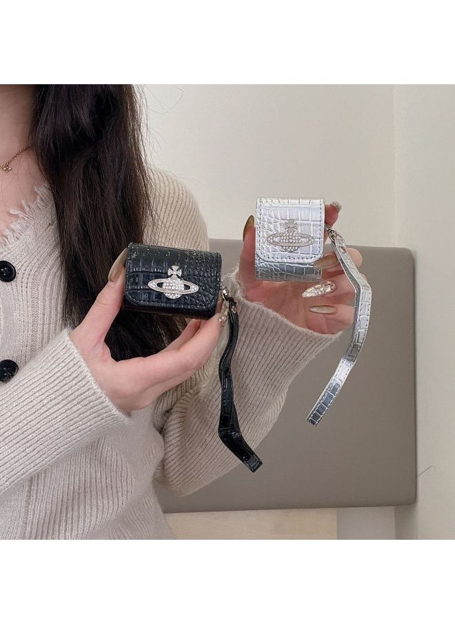 Generic - Luxury Diamond Empress Dowager Applicable Airpods 4/3 Protective Case Pro2 For Apple Bluetooth 1/2 Generation Earphone Case Cross Border-Color:Silver Queen Mother-Applicable Models:Airpods Pro - Image 1
