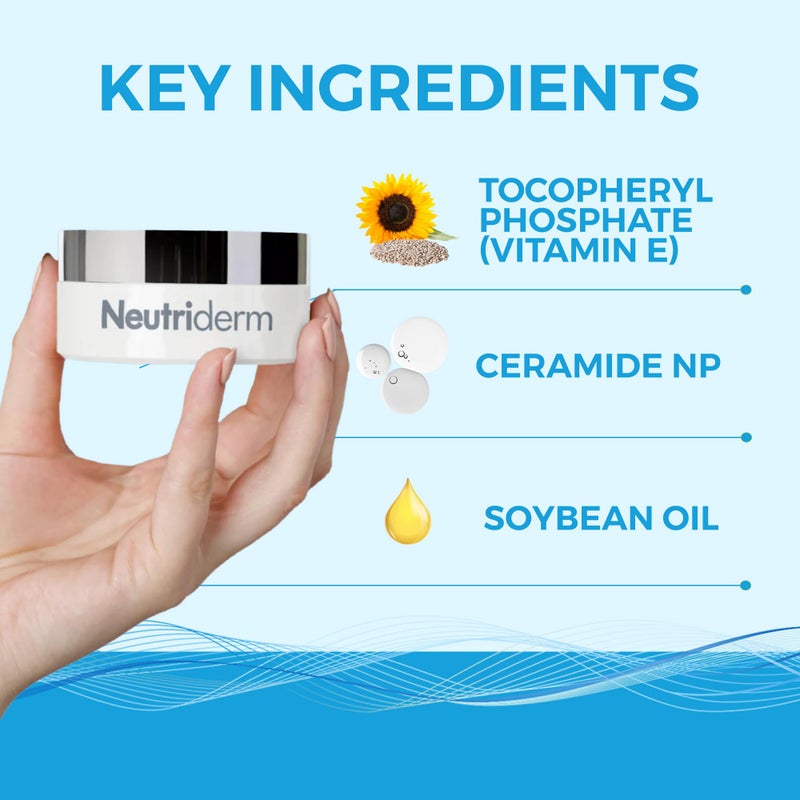 NEUTRIDERM Cleansing Balm â€“ Hydrating Makeup Remover Balm & Oil Based Cleanser with Vitamin E & Ceramides for Soft, Radiant Skin | All Skin Types (80g/2.8oz) - Image 2