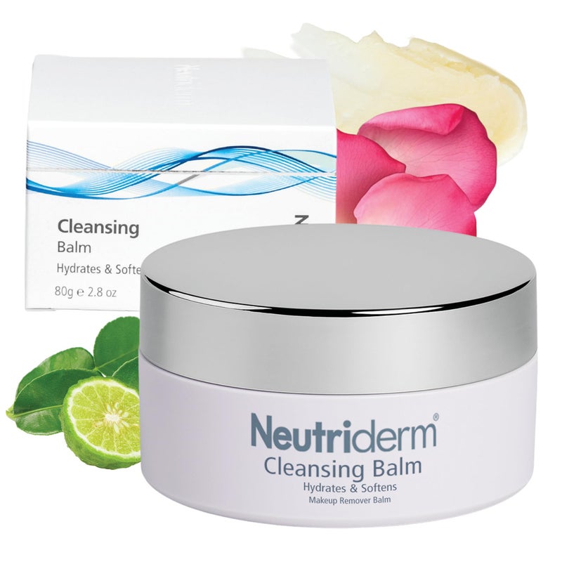 NEUTRIDERM Cleansing Balm â€“ Hydrating Makeup Remover Balm & Oil Based Cleanser with Vitamin E & Ceramides for Soft, Radiant Skin | All Skin Types (80g/2.8oz) - Image 1