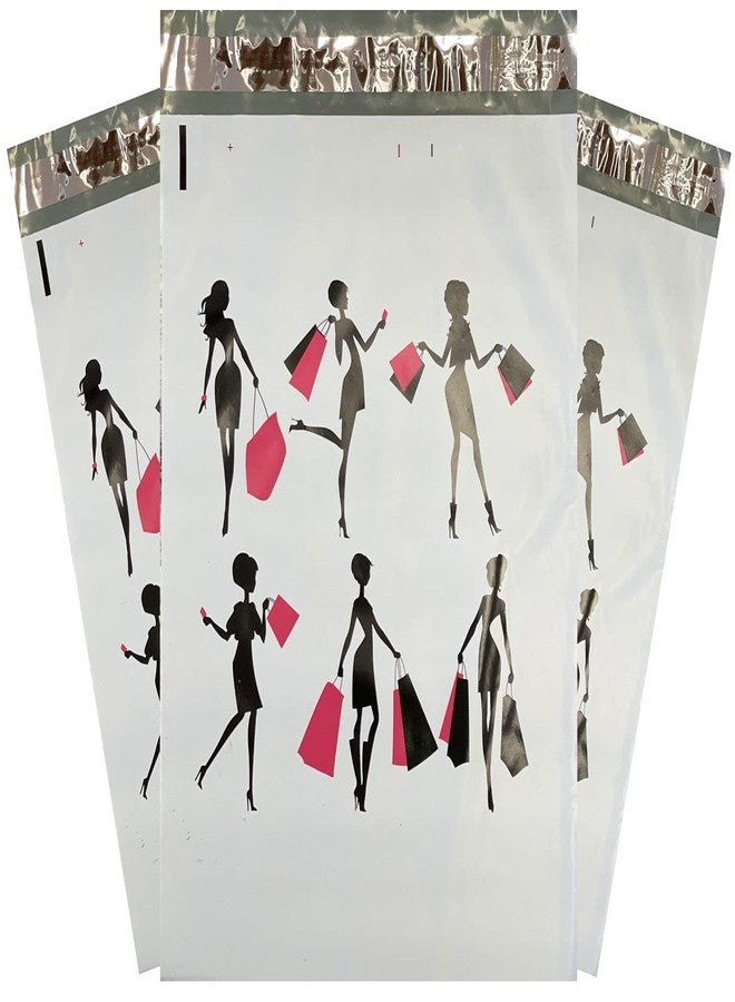 Secure Seal 10x13” 1,000 Pack Shopping Girls Designer Boutique Poly Mailers 2.35mil thick – for unique custom branded mailers for your business - Image 1