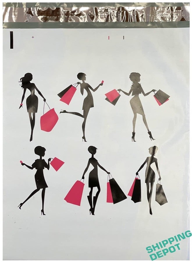Secure Seal 10x13” 1,000 Pack Shopping Girls Designer Boutique Poly Mailers 2.35mil thick – for unique custom branded mailers for your business - Image 2