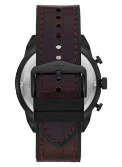FOSSIL Men's Brunson waterproof Leather Chronograph -FS5713  - Image 2