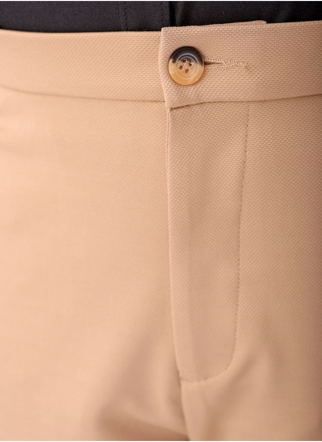 HARDSODA Men Plus Size Regular Fit Solid Mid-Rise Stretchable Chinos  - Image 5