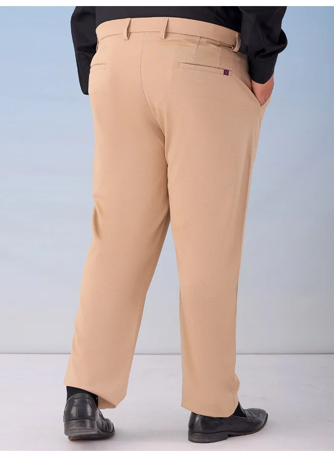 هاردسودا Khaki Men Regular Fit Casual Self Design Regular Chinos