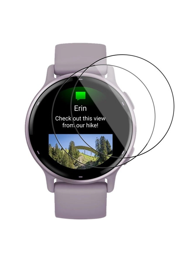 HuHa For Garmin Vivoactive 5 2pcs xDfind Curved 3D Composite Material Soft Film Screen Protector - Image 1