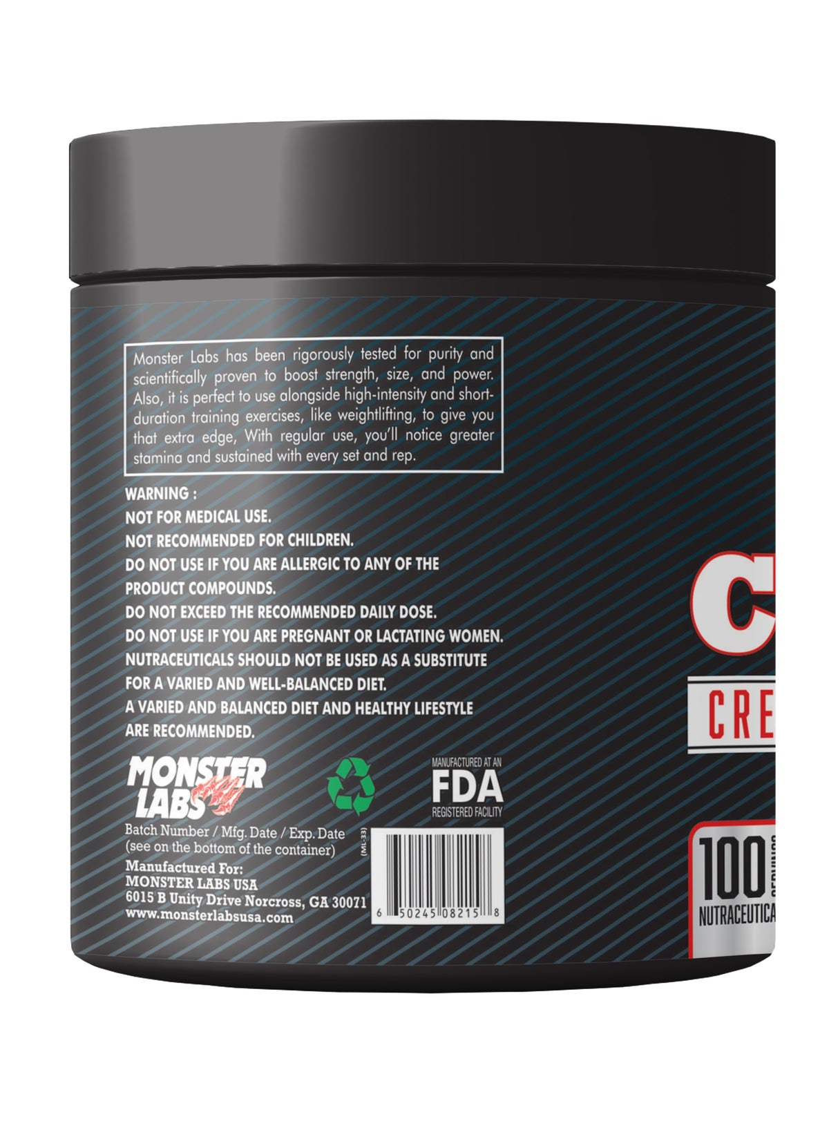 Creatine Monohydrate Powder – Boosts Energy & Performance (300G)
