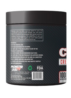 MONSTER LABS Creatine Monohydrate Powder – Boosts Energy & Performance (300g)  - Image 2