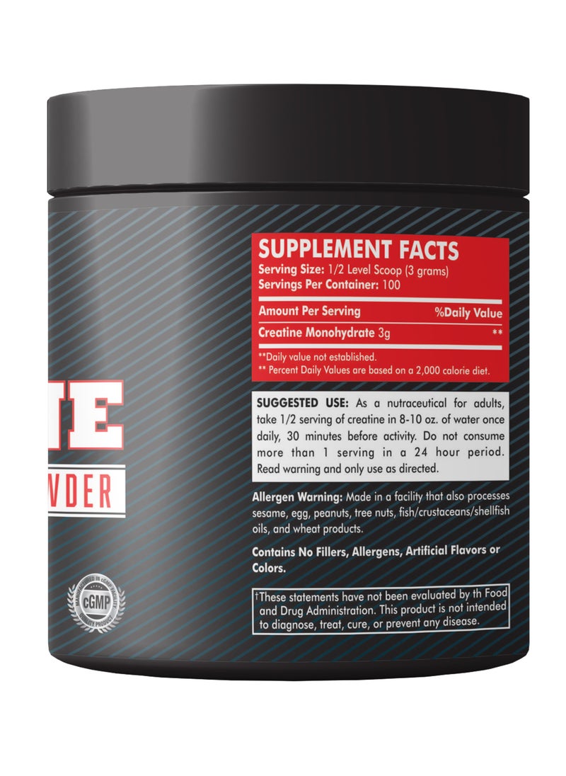 MONSTER LABS - Creatine Monohydrate Powder – Boosts Energy & Performance (300g) - Image 1