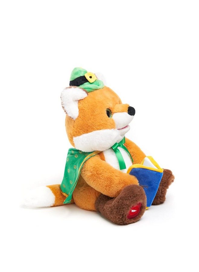 Cuddle Barn Sir Frederick The Storyteller ; Fox Animated Storytelling Stuffed Animal Plush Toy Reads 5 Fairy Tales Mouth Movement Swaying Motion Lights Up 12 Inches - Image 5