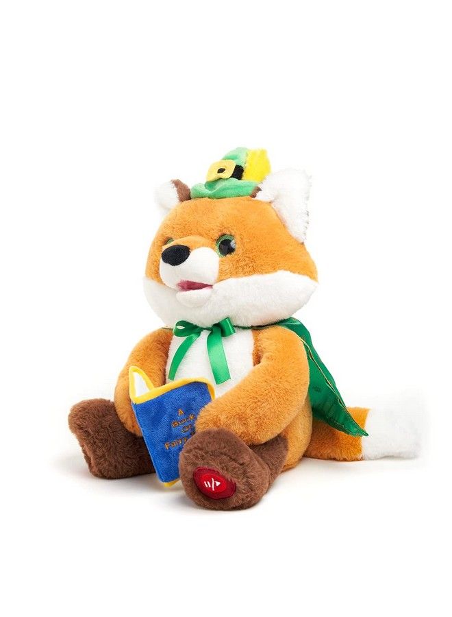 Cuddle Barn Sir Frederick The Storyteller ; Fox Animated Storytelling Stuffed Animal Plush Toy Reads 5 Fairy Tales Mouth Movement Swaying Motion Lights Up 12 Inches - Image 4