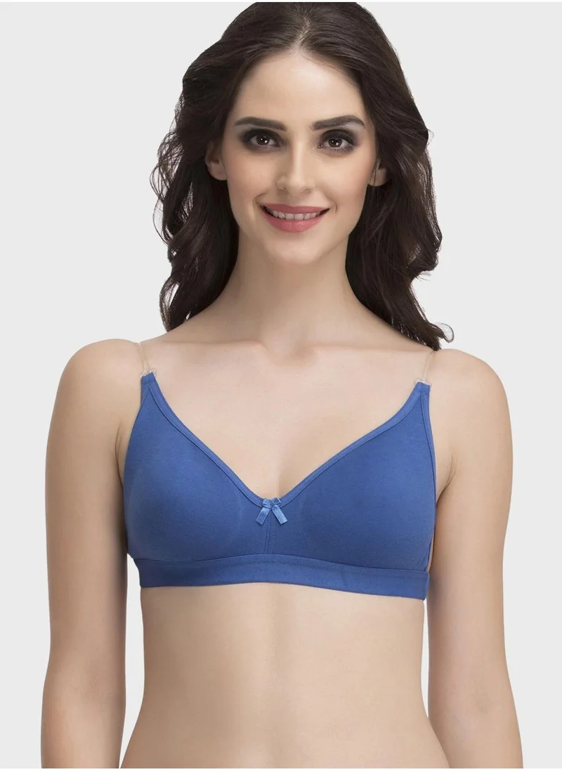 Clovia Plunge Neck Bra