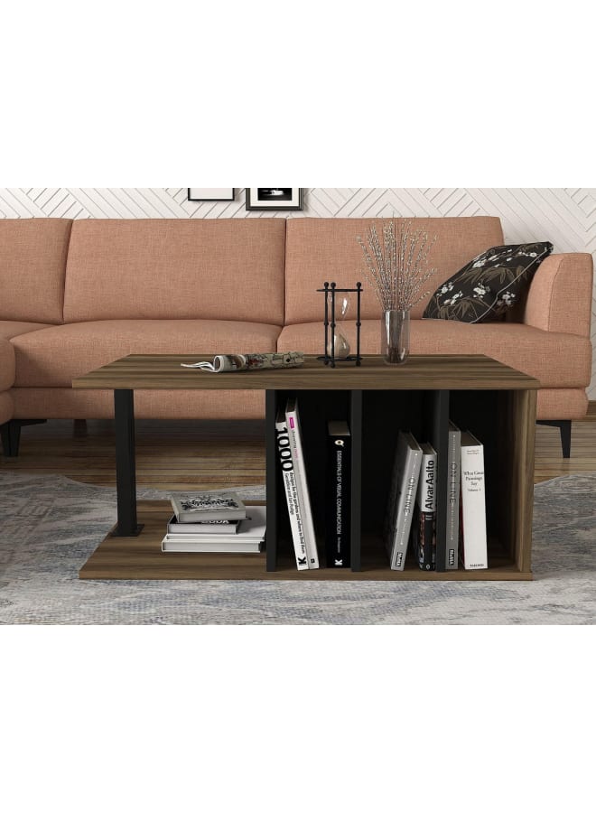 ريترو RA-T13 ترابيزة قهوة 60×90×40سم - بني×أسود - Image 1