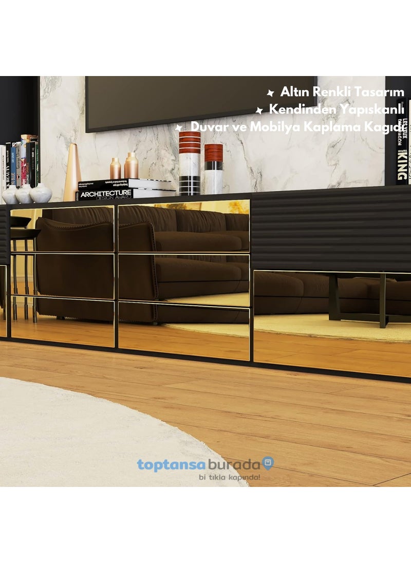 Technosmart 60CM×500CM Self Adhesive Foil Kitchen Cabinet Table White Goods Covering Wallpaper  - Image 4