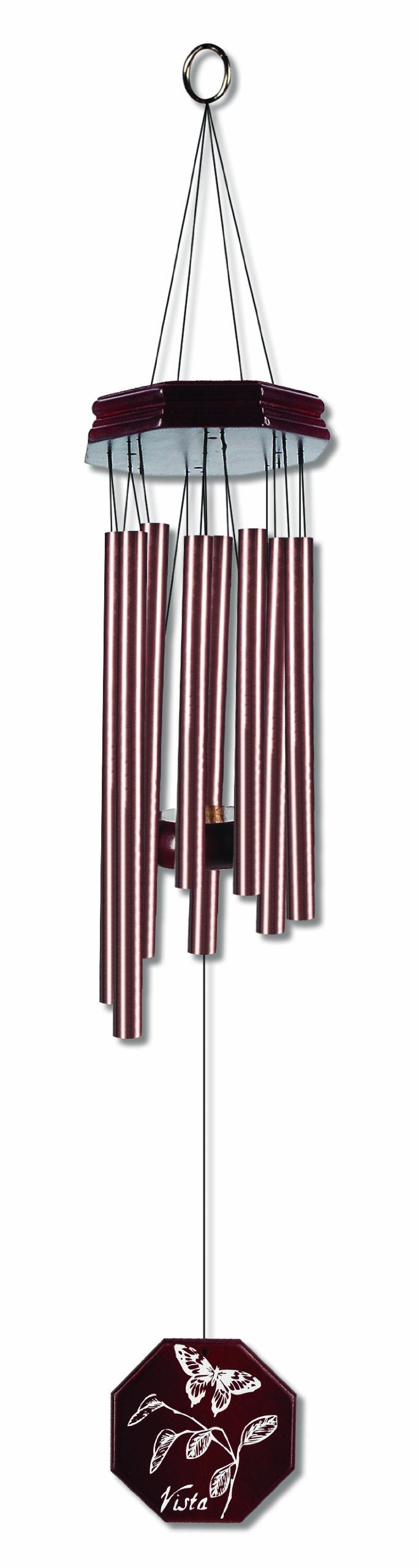 Sunset Vista Designs 90650 Outdoor Wood and Metal Tuned Wind Chime for Patios Porches and More, 26-Inch, Bronze - Image 4