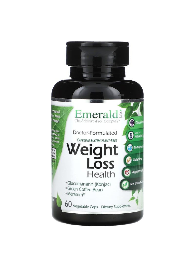 Emerald Laboratories Weight Loss Health, 60 Vegetable Caps