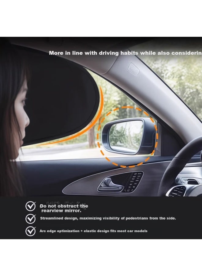 DiGallen Dijialun Car Sunshade For Side Windows, Glass Privacy Curtain, Heat Insulation And Light Blocking Cover For Vehicles - Image 2