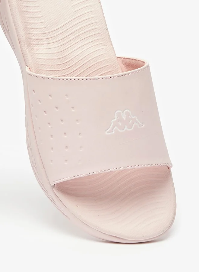 كابا Women's Logo Detail Slip-On Slide Slippers
