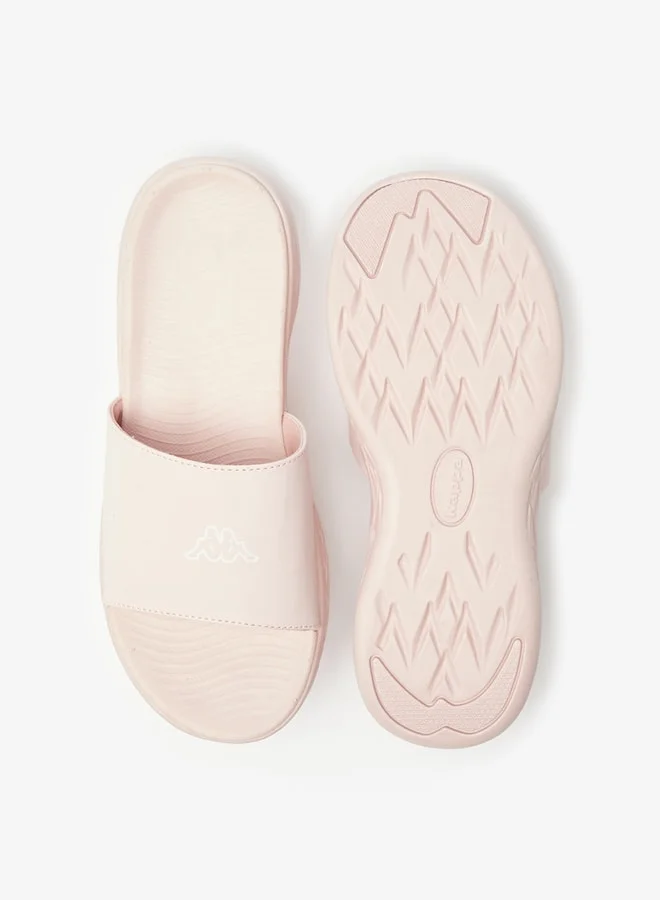 كابا Women's Logo Detail Slip-On Slide Slippers