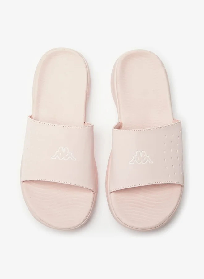 كابا Women's Logo Detail Slip-On Slide Slippers