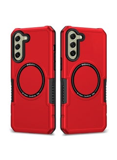 Generic Case Cover For Samsung Galaxy S21 FE 5G MagSafe Shockproof Armor Phone Case Red 