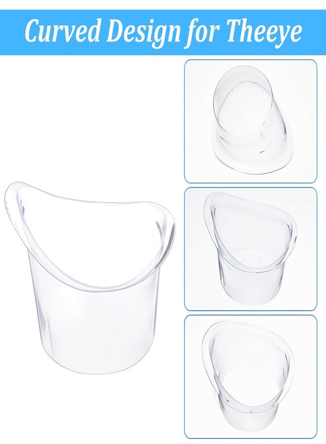 Hpmjz 50 Pcs Disposable Eye Wash Cups Plastic Measuring Cup Portable Eye Flush Cleaning Cups for Rinse Flush 5ml Eyes Bath Washer Eyes Care Tool for Drops Seniors Travel Cleaning - Image 3