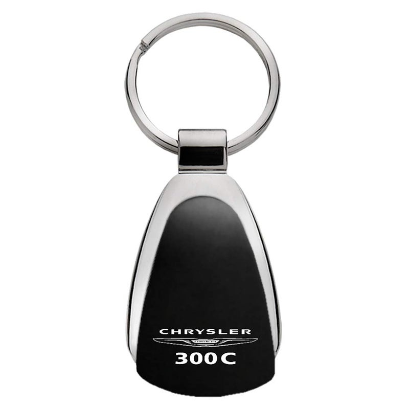 Chrysler Au-tomotive Gold, Inc. Tear Drop Metal Key Ring for Chrysler 300C (Black) - Image 5