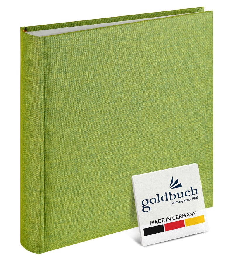 Goldbuch Trend Photo Album 25 x 25 cm 60 Pages with Pergamine light green 30x31 cm