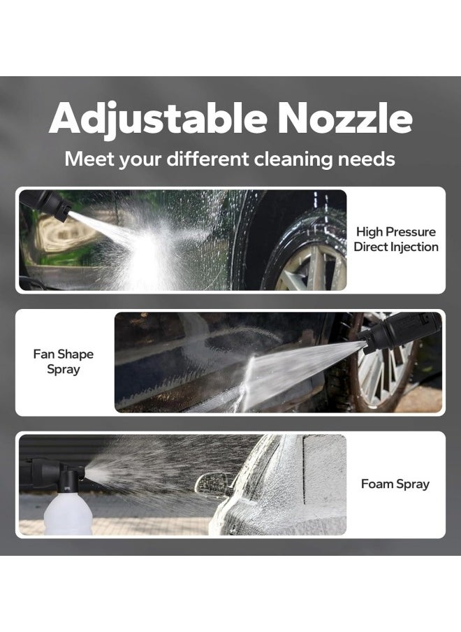 Electric Pressure Washer 3500 Psi 2000W High Power Washer with 32 ft Hose Detachable Water Gun Electric Pressure Washer for Cleaning Cars Fences Pool