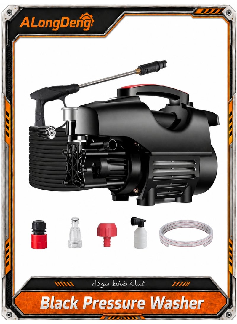 ألونغد غسالة الضغط الكهربائي 3500 PSI 2000W غسالة طاقة عالية مع خرطوم 32 قدم قابلة للفصل غسالة ضغط كهربائية لتنظيف أسوار سيارات - Image 1