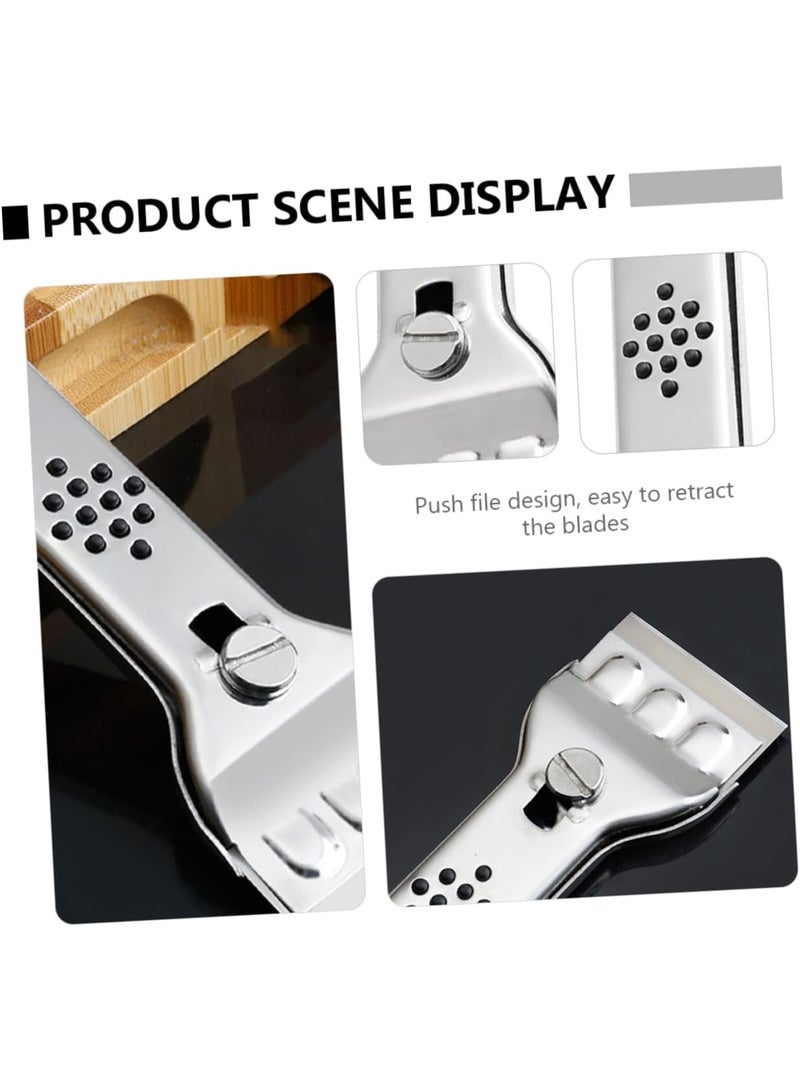 Bluejw Ceramic Glass Scraper ，Oven Scraper for Glass for Kitchen and Home, Glue, Colour, Decals, Hob and Oven - Image 3