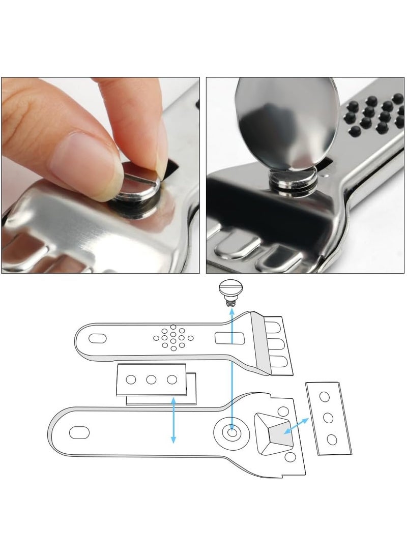 Bluejw Ceramic Glass Scraper ，Oven Scraper for Glass for Kitchen and Home, Glue, Colour, Decals, Hob and Oven - Image 4