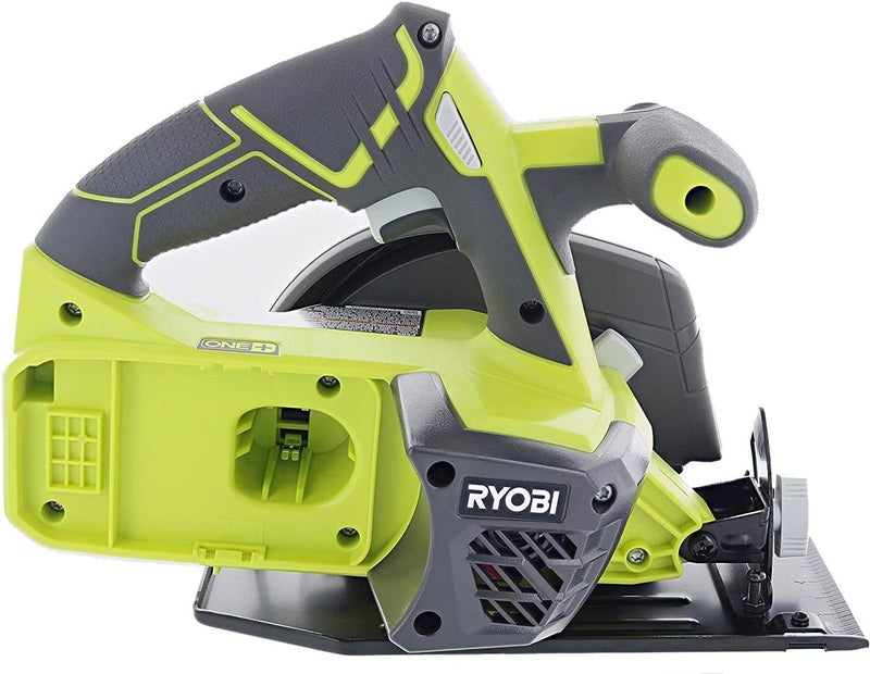 Ryobi طقم منشار دائري لاسلكي 18 فولت بحجم 5 12 بوصة مع بطارية 4Ah وشاحن (بدون تعبئة تجزئة) - Image 4