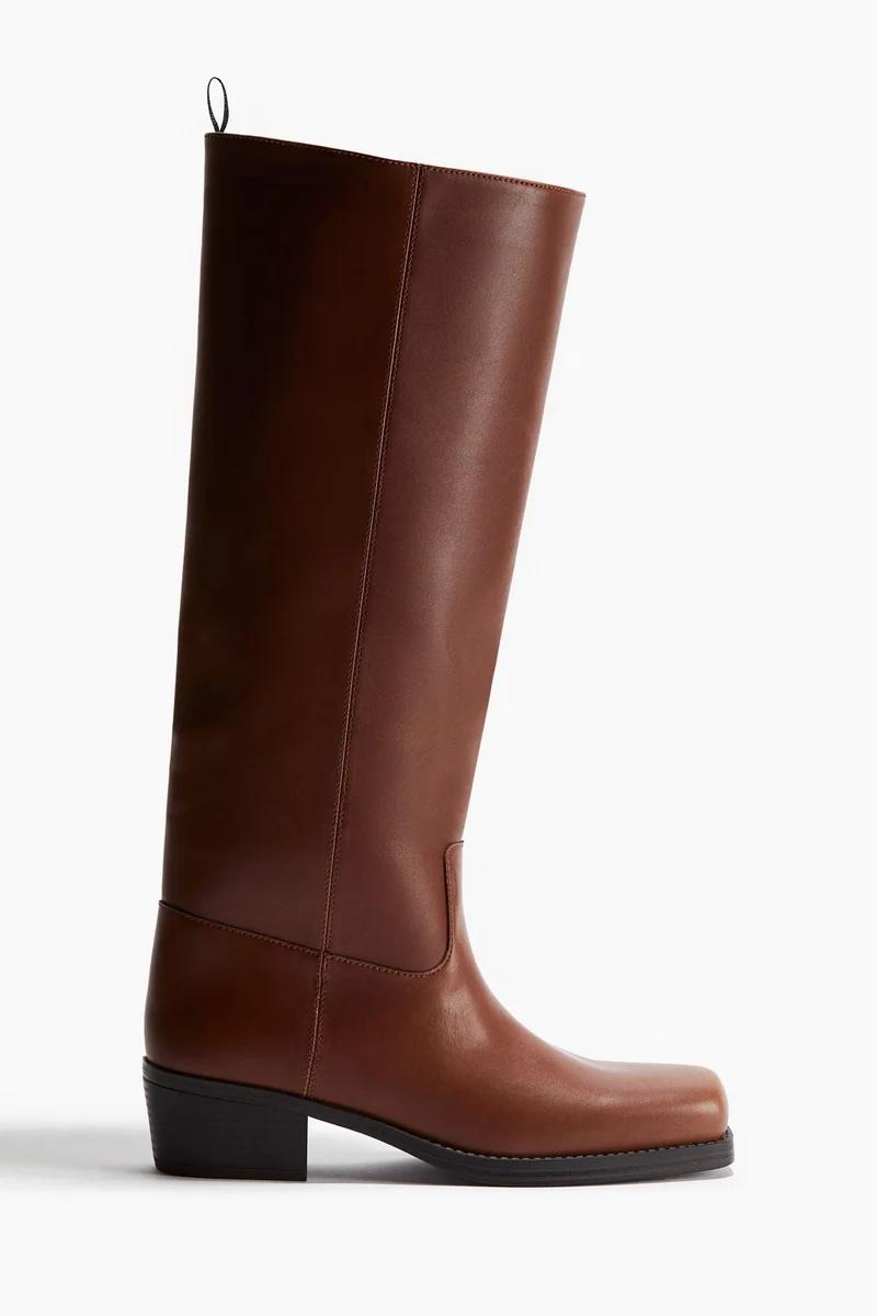 H&M Knee-high biker boots