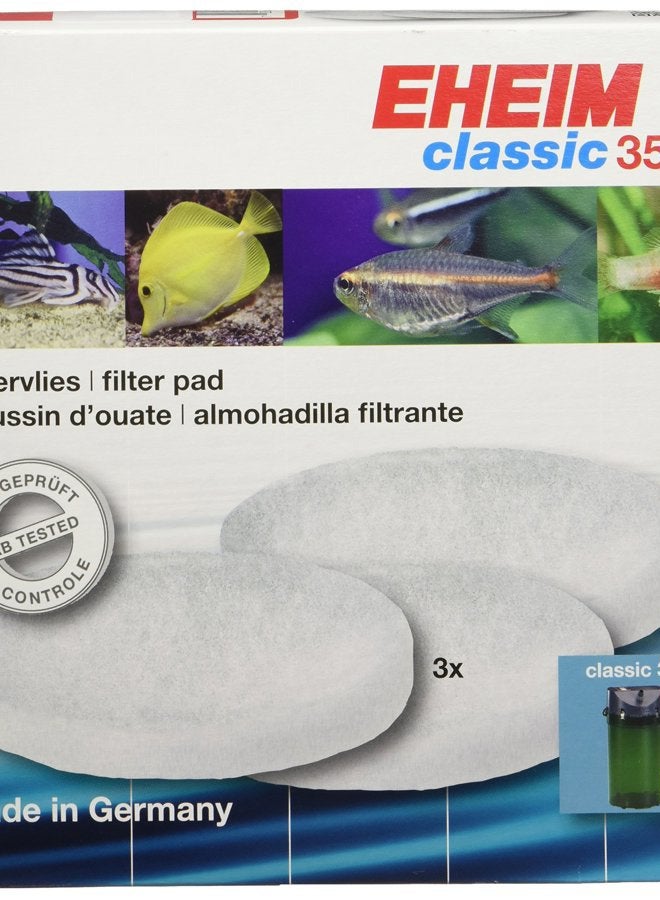 EHEIM Fine Filter Pad (White) for Classic External Filter 2215 (3 Pieces),7.00 x 7.00 x 3.00 inches - Image 2