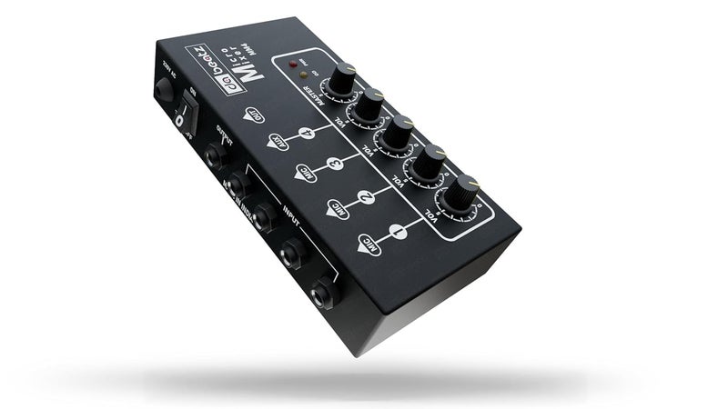 da.beatz. Dabeatz 4 channel mini audio mixer, audio interface for recording studio, ultra low noise mixer for PC/Recording, Ideal for small club, Streaming, Singing, Gaming, Micro Mixer for Sub-Mixing, DB-MM4 - Image 5