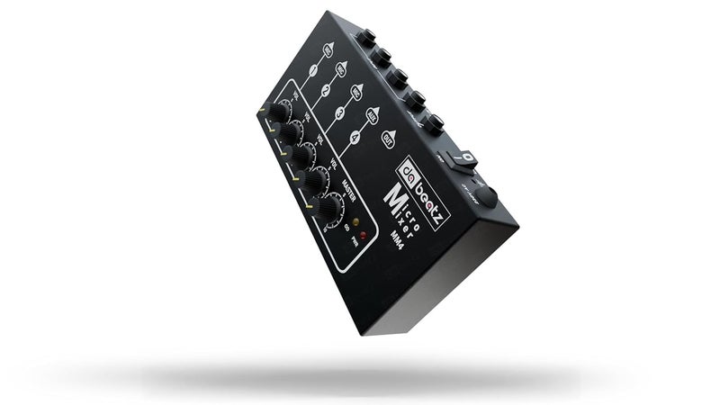 da.beatz. Dabeatz 4 channel mini audio mixer, audio interface for recording studio, ultra low noise mixer for PC/Recording, Ideal for small club, Streaming, Singing, Gaming, Micro Mixer for Sub-Mixing, DB-MM4 - Image 3