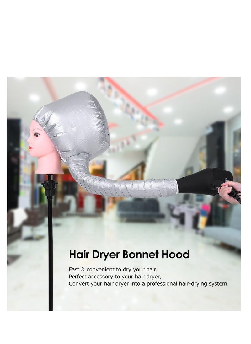 Generic Hot Oil Hair Treatment Cap: Professional Blow Dryer Cap, Perfect for Home and Salon Use - Modern Silver Design  - Image 3