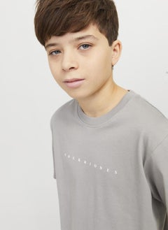 Jack & Jones Junior Youth Logo Crew Neck T-Shirt  - Image 3
