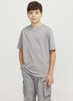 Jack & Jones Junior Youth Logo Crew Neck T-Shirt  - Image 1